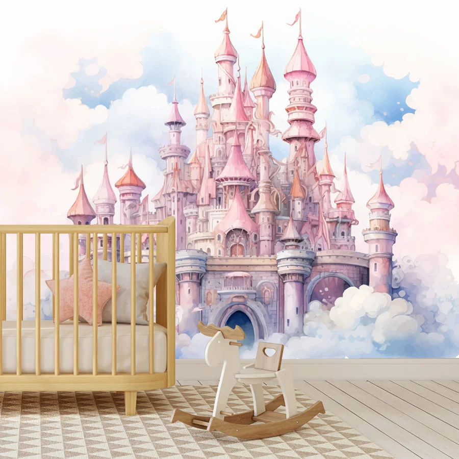 Baby Nursery Peel And Stick Wallpaper - วอลเปเปอร์ติดผนังแบบกำหนดเอง ของตกแต่งบ้าน วอลเปเปอร์แบบลอกและติดสำหรับตกแต่งห้องนั่งเล่น ห้องนอน ห้องเด็ก ห้องเด็กอ่อน