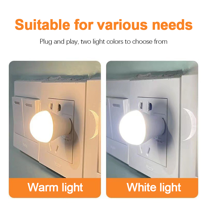 Baby Nursery Light Fixture - โคมไฟ LED แบบพกพา ปรับความสว่างได้ ใช้พอร์ต USB