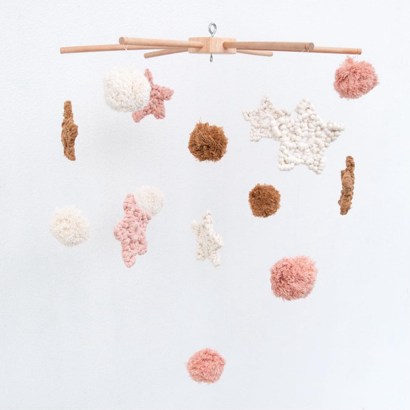 Baby Nursery Frames - ชุดอุปกรณ์ DIY โครงแขวนเปลไม้ สำหรับโมบายเด็ก ที่แขวนโมบายลม ของเล่นตกแต่งห้องเด็กอ่อน