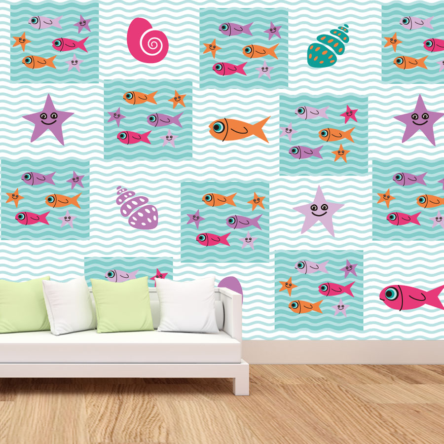 วอลเปเปอร์ติดผนังลายการ์ตูนสำห - Baby Nursery Peel And Stick Wallpaper บทวิจารณ์และราคา