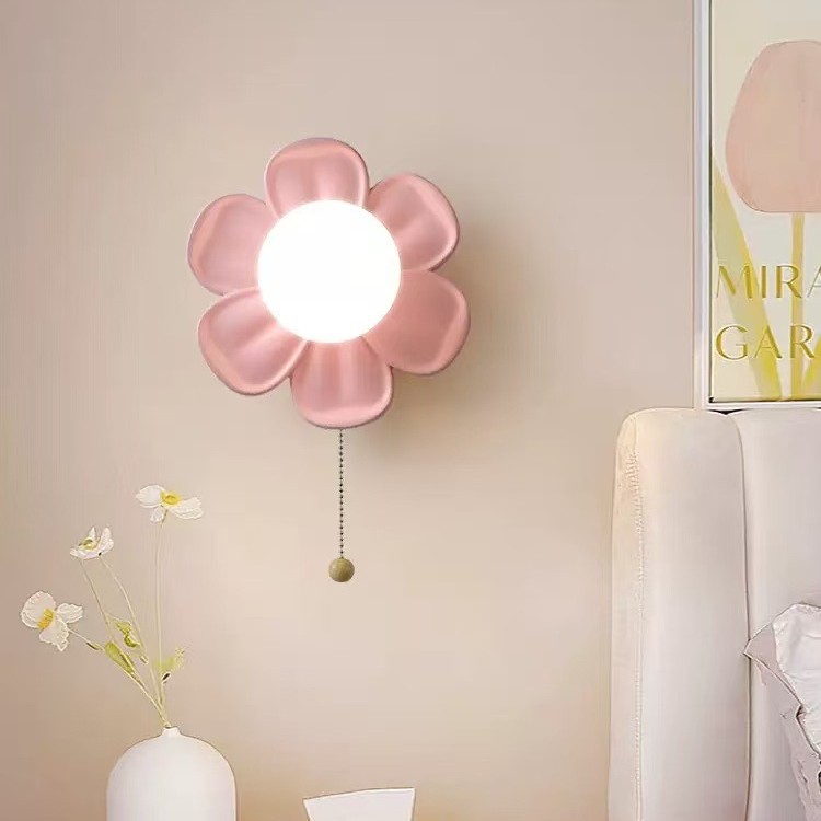 โคมไฟติดผนังลายดอกไม้สไตล์มินิ - Baby Nursery Wall Lights บทวิจารณ์และราคา