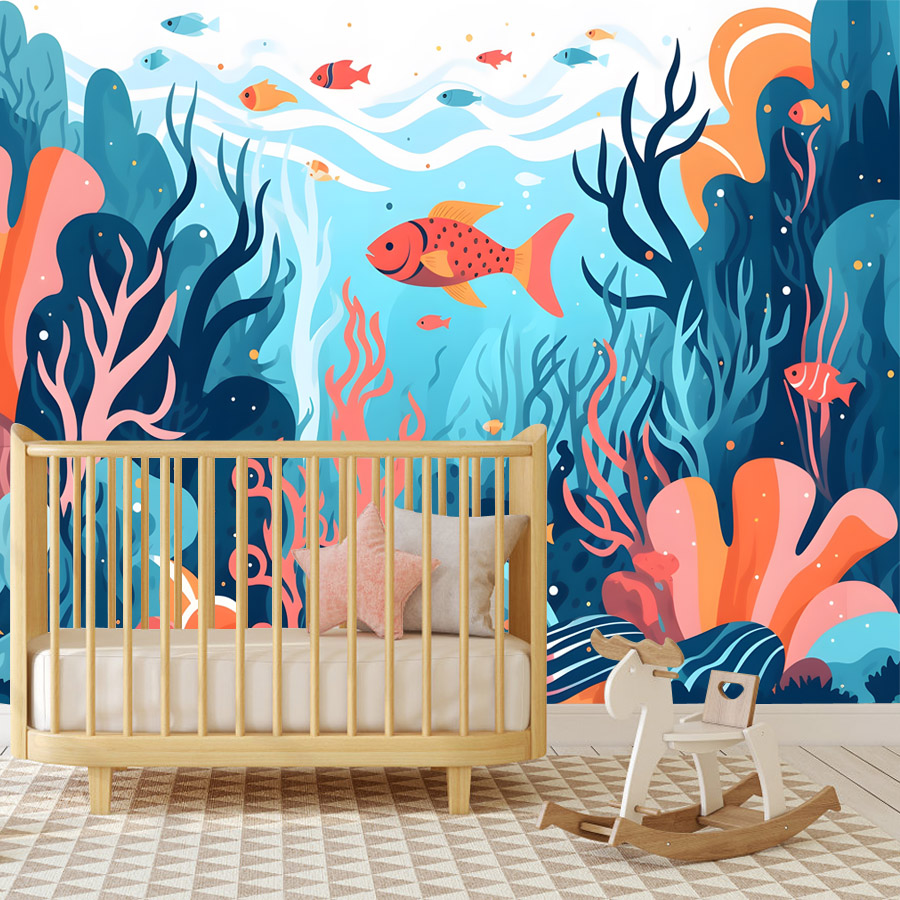 วอลเปเปอร์ลายการ์ตูน 6+ แบบ สำ - Baby Nursery Peel And Stick Wallpaper บทวิจารณ์และราคา