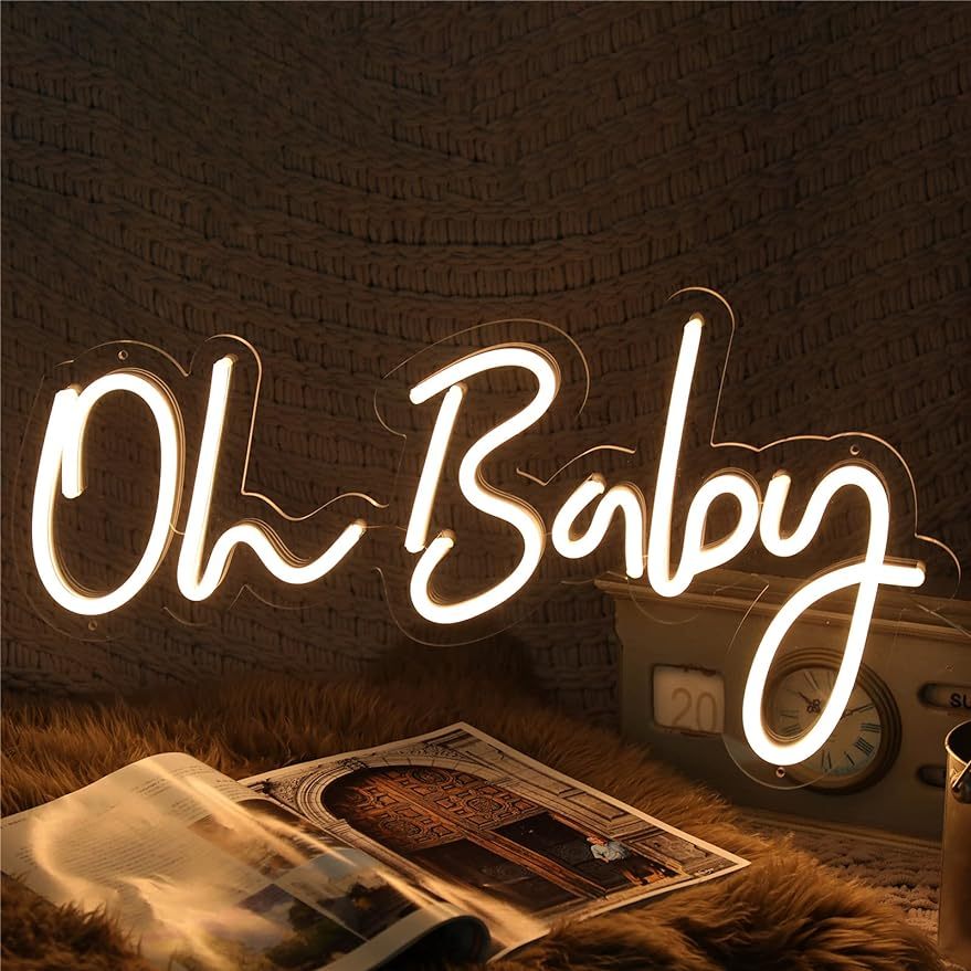 ป้ายไฟนีออน Oh Baby ไฟ LED แบบ - Baby Nursery Wall Lights บทวิจารณ์และราคา