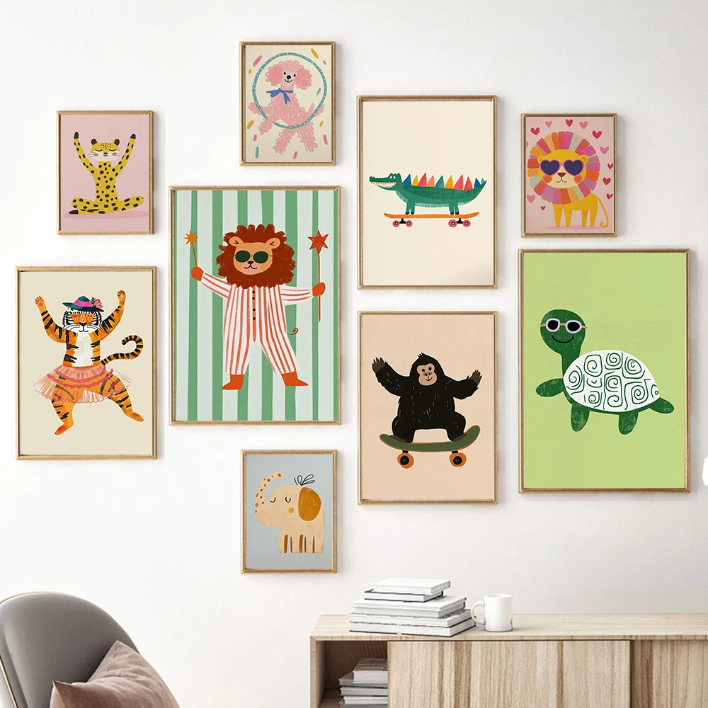 โปสเตอร์ผ้าแคนวาสสไตล์มินิมอล  - Baby Nursery Frames บทวิจารณ์และราคา