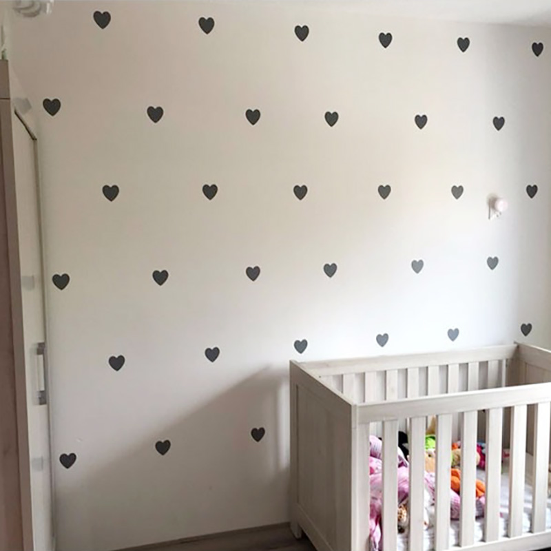 หัวใจเด็กสติกเกอร์ตกแต่งห้องสา - Baby Nursery Decor Girl บทวิจารณ์และราคา
