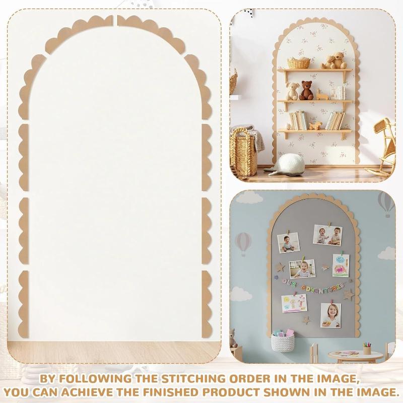 [ใหม่] ของตกแต่งผนังไม้รูปโค้ง - Baby Nursery Frames บทวิจารณ์และราคา