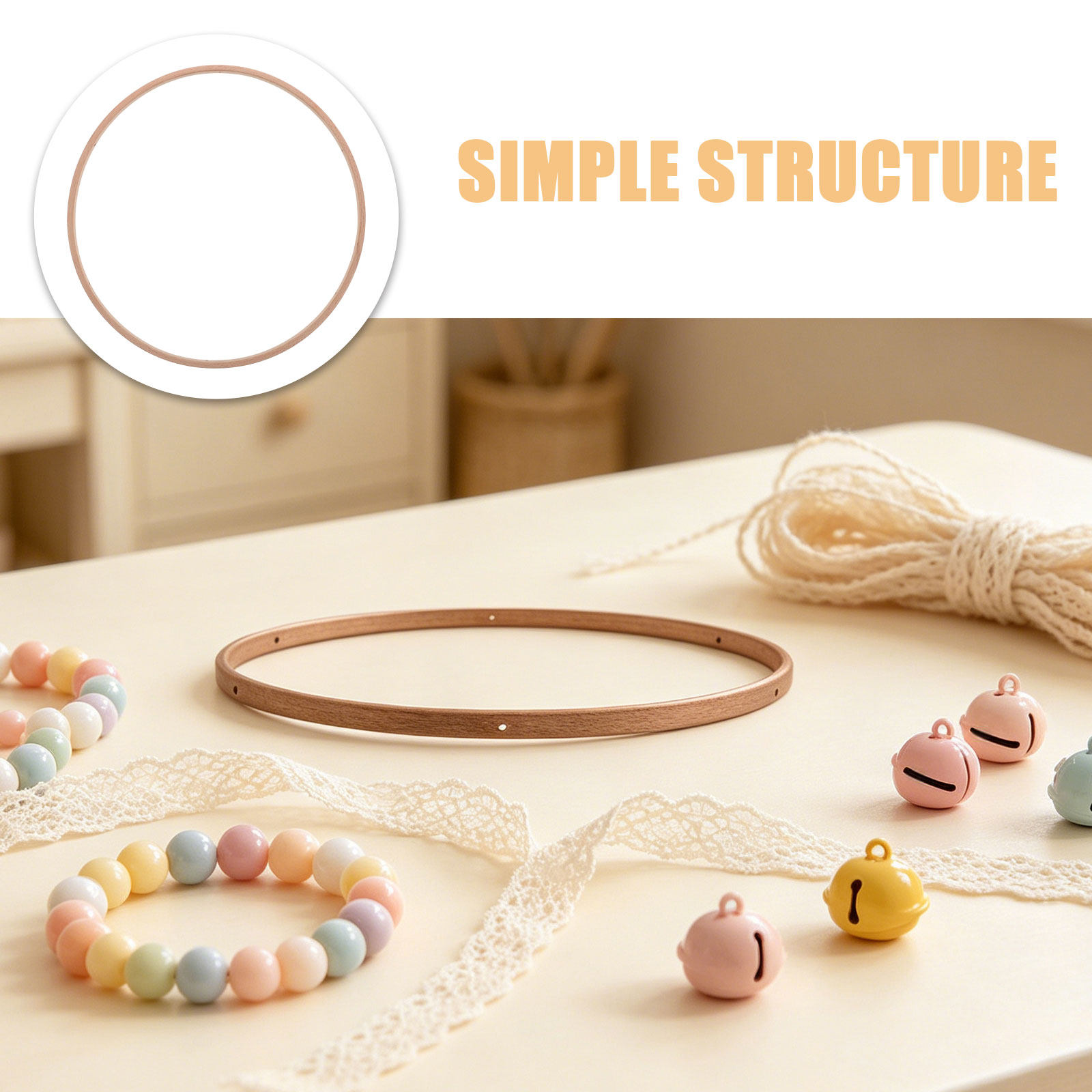 โครงโมบายไม้ไผ่สำหรับเปลเด็ก ข - Baby Nursery Frames บทวิจารณ์และราคา