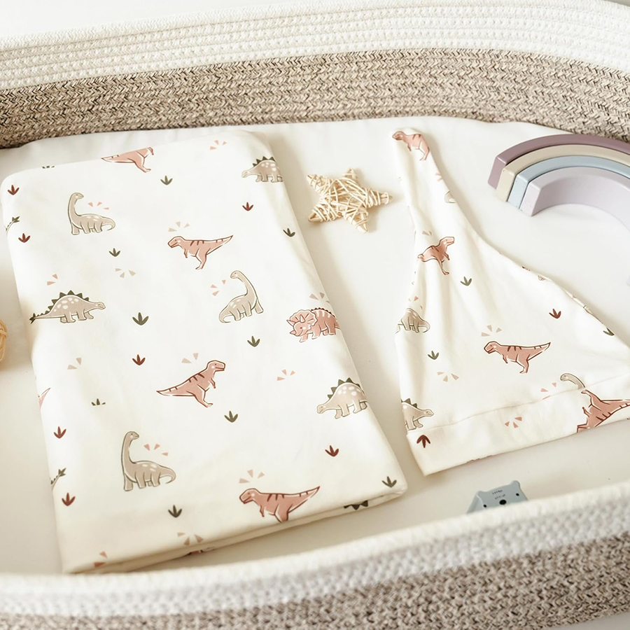ผ้าห่อตัวเด็กอ่อนพร้อมชุดหมวกเ - Baby Nursery Boy บทวิจารณ์และราคา