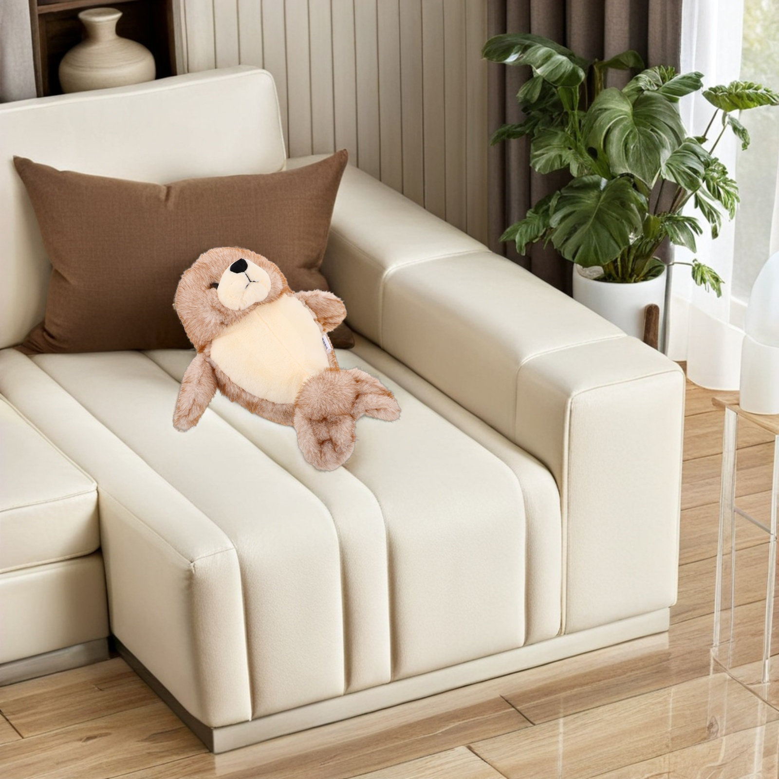 ตุ๊กตาสัตว์น่ากอดรูปแมวน้ำ สีน - Baby Nursery Decor Girl บทวิจารณ์และราคา